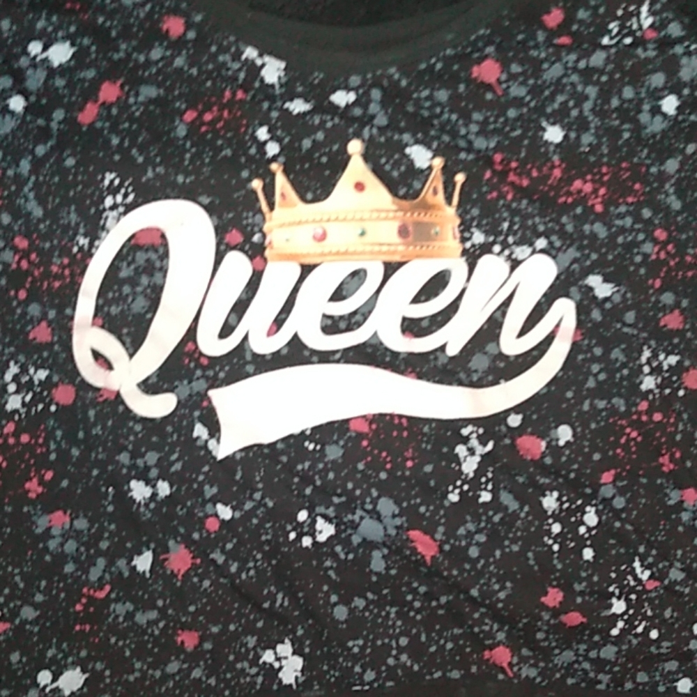 Womens crop long sleeve shirt